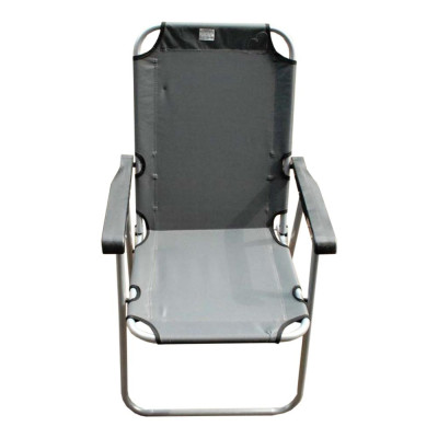 Кресло туристическое складное 560*540*760 мм нагрузка 100 кг серое синее зеленое