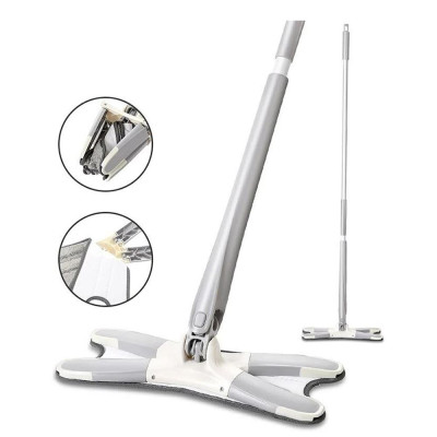 Швабра пластиковая 130 см микрофибра 37*13 см отжим Baizheng Швабра пластиковая 130 см микрофибра 37*13 см отжим Baizheng