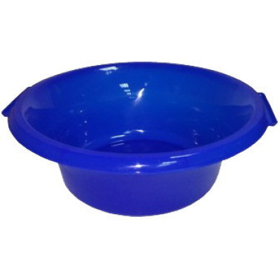 Таз пластиковый 10 л круглый синий Шеф Полимер