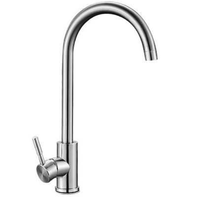 Смеситель DIKALAN для кухни Моно, нерж сталь (24) B6165