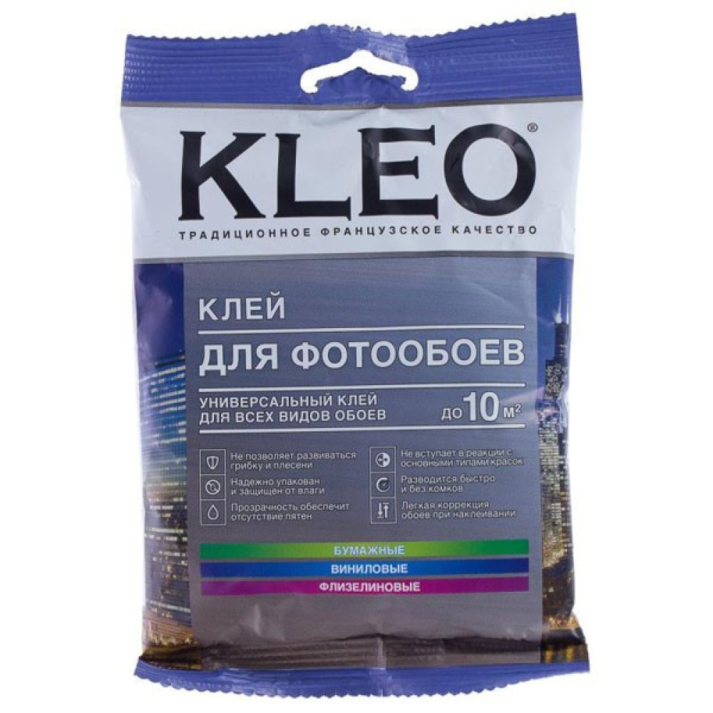 Клей обойный Kleo Photo для фотообоев 85гр