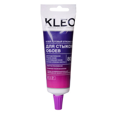 Клей обойный Kleo Strong для стыков обоев 80гр. +5С Клей обойный Kleo Strong для стыков обоев 80гр. +5С