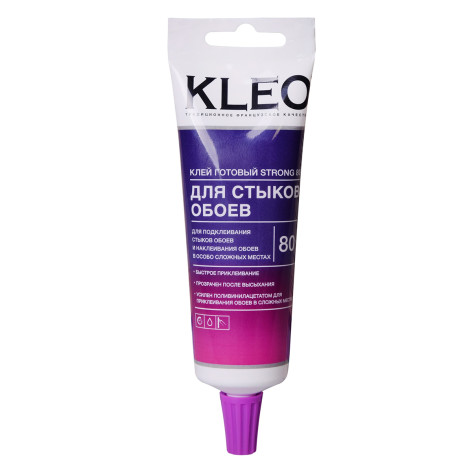 Клей обойный Kleo Strong для стыков обоев 80гр. +5С