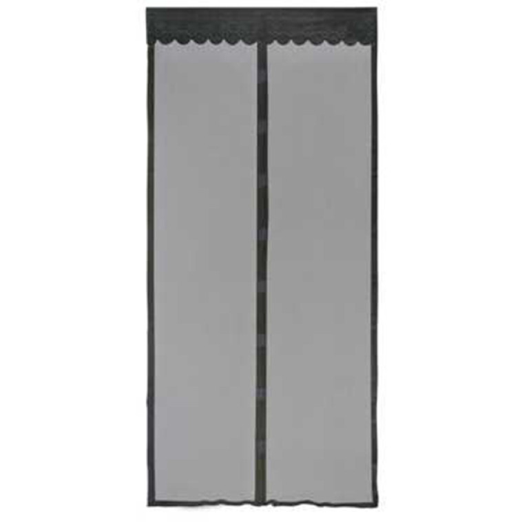 Сетка противомоскитная для дверей 1,0*2,1 м Капутомоскито KM-N черная  Рыжий кот