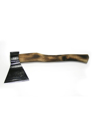 Топор  800гр кованый с деревянной ручкой Black axe, прямая заточка, (Россия)