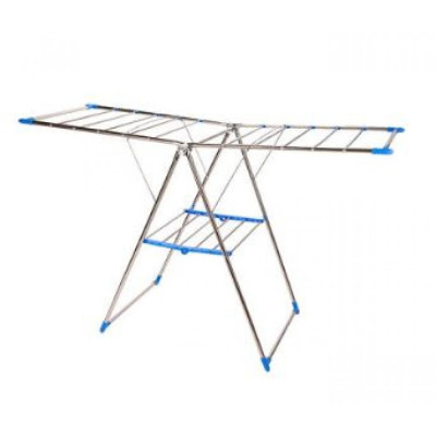 Сушилка металлическая напольная для белья 155*62*98 см доп упак Baizheng