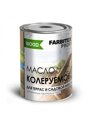 Масло алкидное FARBITEXПРОФИ GOOD FOR WOOD для террас и мебели венге 3л Масло алкидное FARBITEXПРОФИ GOOD FOR WOOD для террас и мебели венге 3л