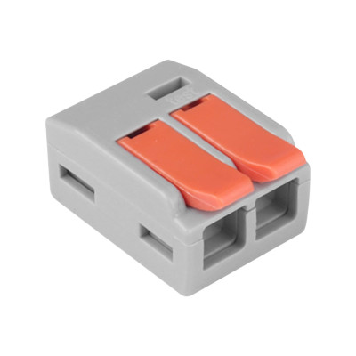 Универсальная клемма СМК 222-612/221-612, 2-проводная серая 0,5-4/6 мм² REXANT Универсальная клемма СМК 222-612/221-612, 2-проводная серая 0,5-4/6 мм² REXANT