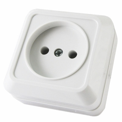 Розетка 1 мест оу IP20 10А 2П белый Ладога TDM Розетка 1 мест оу IP20 10А 2П белый Ладога TDM