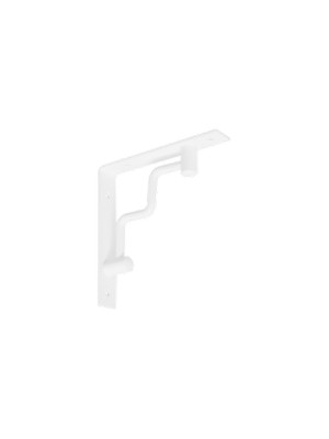 *Кронштейн уголок 150х150 белый STEP (10) D