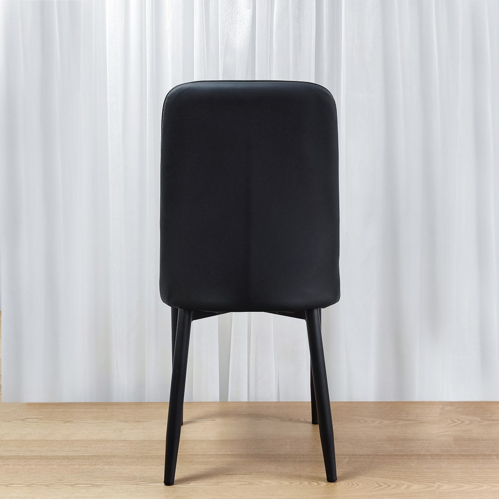 Стул металлический Baizheng 87×47×46 см, искусственная кожа, серый, до 150 кг
