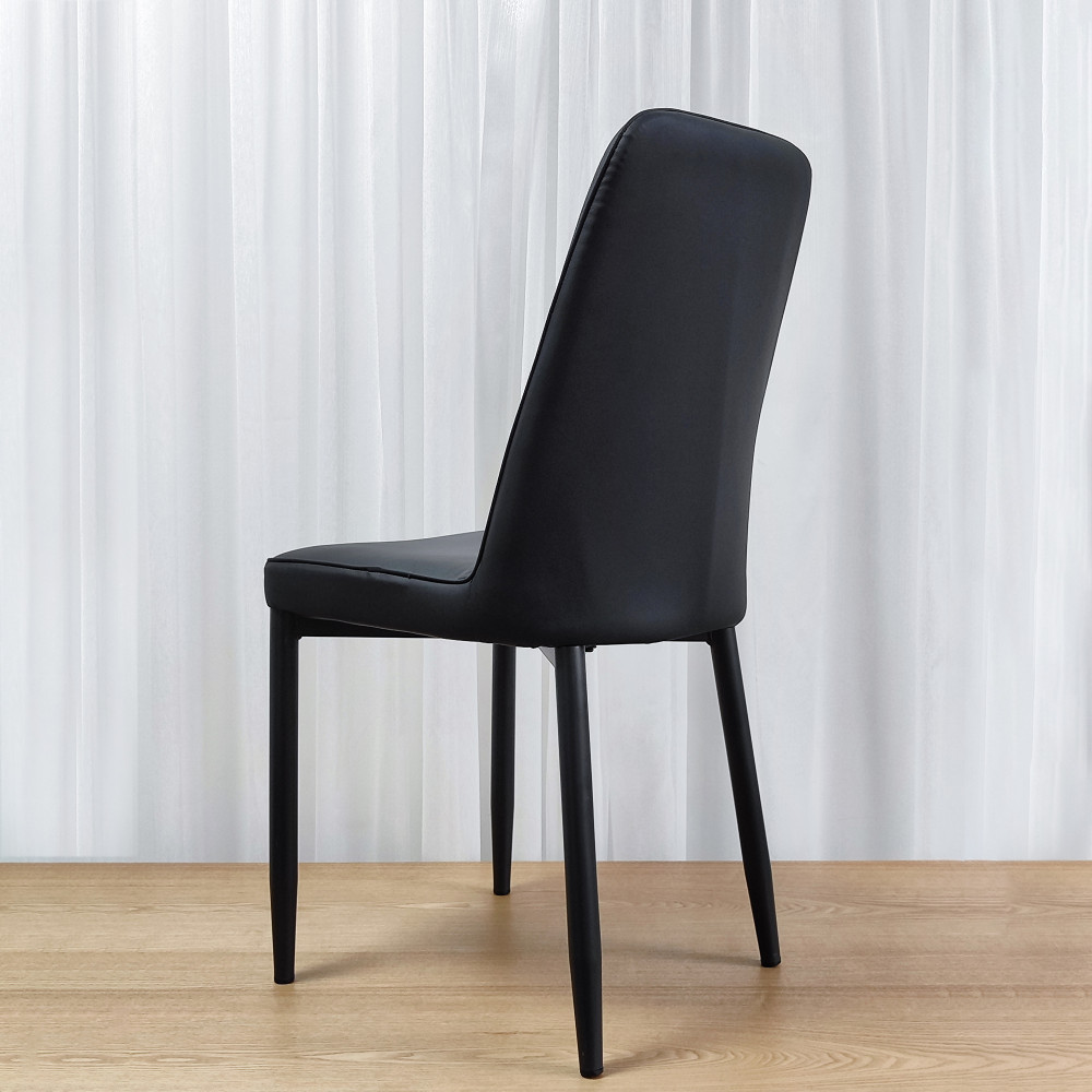 Стул металлический Baizheng 87×47×46 см, искусственная кожа, серый, до 150 кг