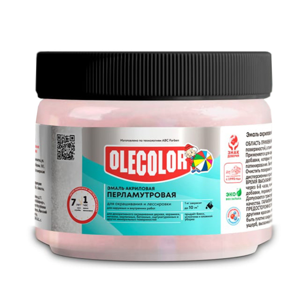 Эмаль универсальная акриловая OLECOLOR хамелеон перламутровая 0,1кг