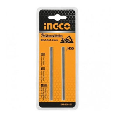 Нож для рубанка 82*5.5*1.2мм сталь HSS INGCO EPB820121