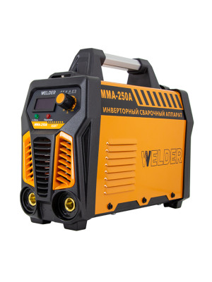 Сварочный аппарат инверторный Welder MMA-250 LCD, напряжение 220В, сварочный ток 20-250А