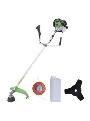 Бензотриммер Grower BTI-56 3000 V-56см3 двух-ный двиг 3,0 кВт (нож3Т+леска) штанга н/р,