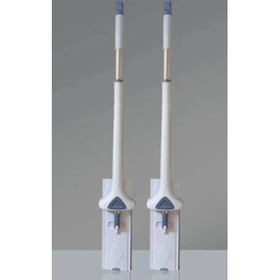 Швабра металлическая 142 см с отжимом насадка микрофибра 42*12 см Baizheng Швабра металлическая 142 см с отжимом насадка микрофибра 42*12 см Baizheng