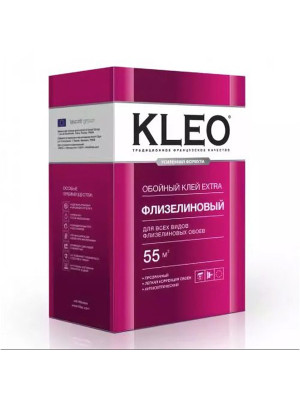 Клей обойный Kleo Экстра флизелиновый 390гр Клей обойный Kleo Экстра флизелиновый 390гр