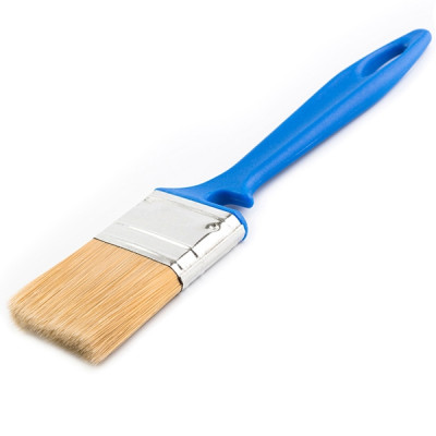 Кисть плоская 100*12мм для лака, пластиковая ручка, искусственный ворс REXANT