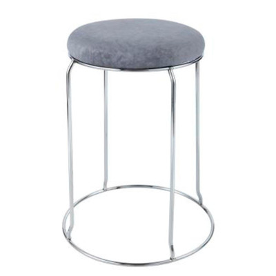 Табурет металлический 300*300**450 мм с мягким сиденьем темно-серый Baizheng Табурет металлический 300*300**450 мм с мягким сиденьем темно-серый Baizheng