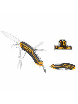 Нож мультитул 10 в 1 INGCO HMFK8108