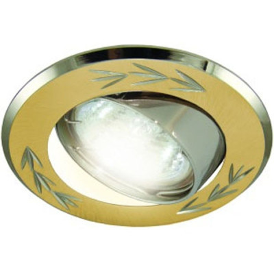 Светильник встраиваемый поворотный СВ 02-01 MR16 50Вт G5.3 матовое золото/никель TDM