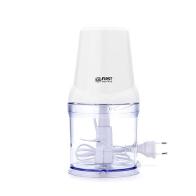 Измельчитель электрический 400 Вт 0,5 л пласт чаша 1 скорость 4 ножа нерж сталь белый First