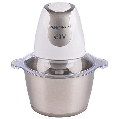 Измельчитель электрический 450 Вт чаша нерж сталь 4 ножа сталь серо-белый EN-276 Energy
