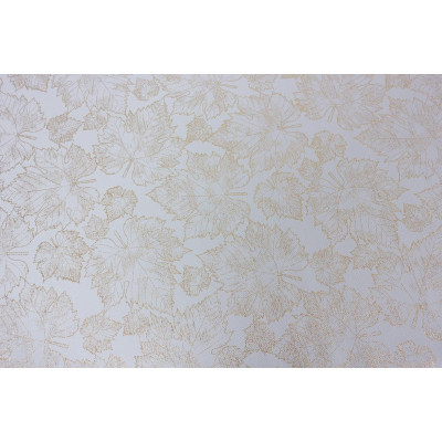 Клеёнка PU Shine, 140 см., 474-1, Клен золото рул. 20  м