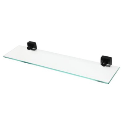 Полка стеклянная навесная для ванной 4,4*14,2*52 черный BZ-KD24 (10) Baizheng Полка стеклянная навесная для ванной 4,4*14,2*52 черный BZ-KD24 (10) Baizheng