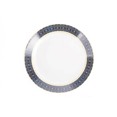 Тарелка стеклокерамическая десертная 19 см Lattice Коралл