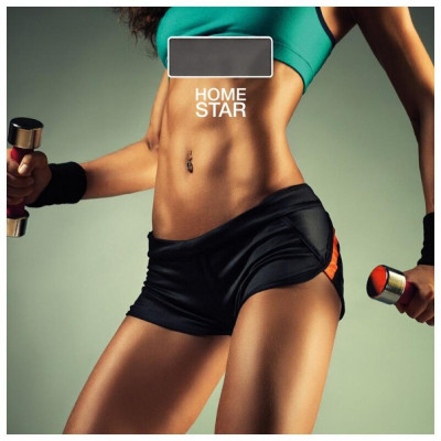 Весы напольные электронные 180 кг 26*26 см HS-6001Q стеклянная поверхность HomeStar