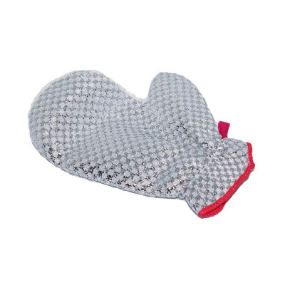 Рукавица для мытья посуды 21*16*1 см бело-серебрянный Baizheng