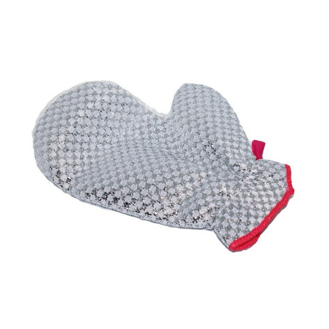 Рукавица для мытья посуды 21*16*1 см бело-серебрянный Baizheng