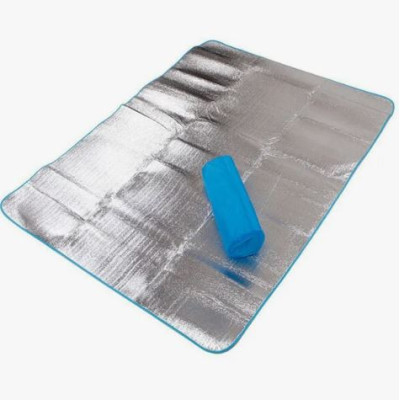 Коврик ПВХ с фольгой в палатку 200*200 см Baizheng