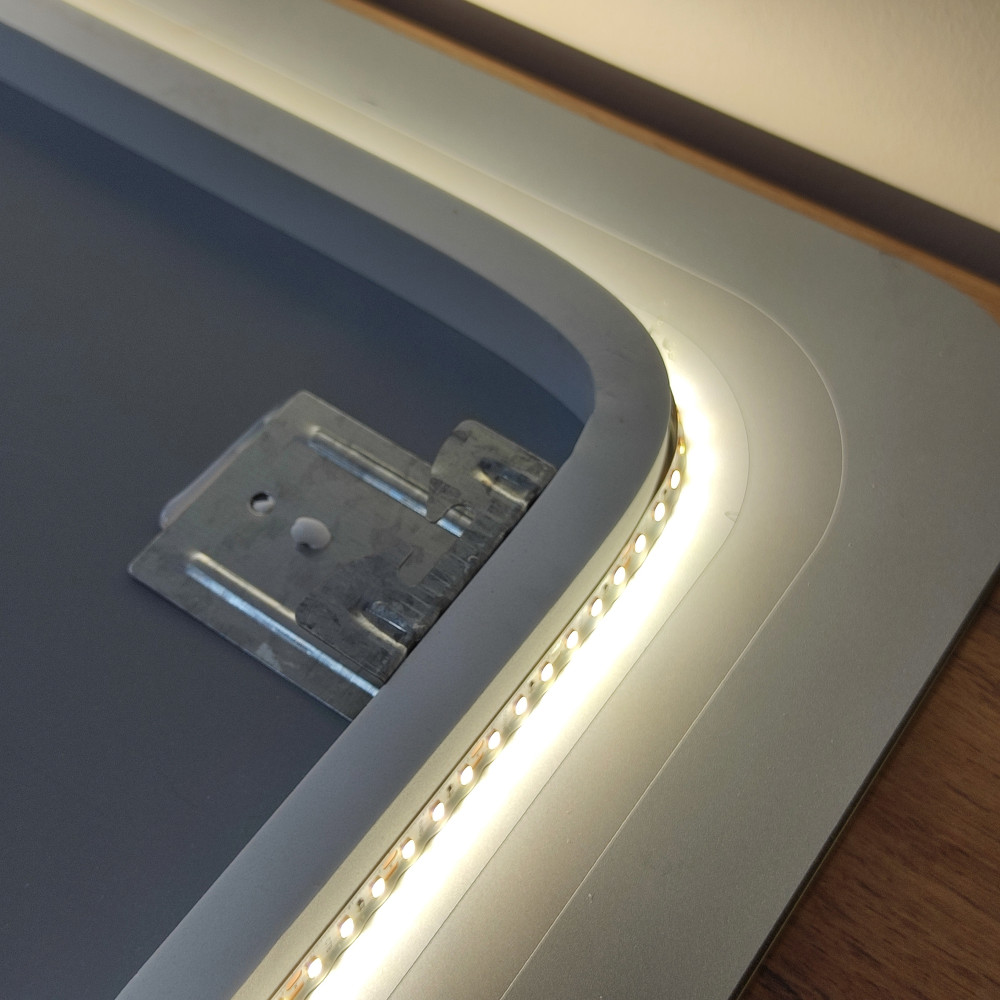 Зеркало для ванной 60*80 см LED подсветка антизапотевание прямоугольное KN-1013A80/60 KNOIS
