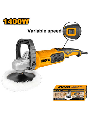 Машина полировочная INGCO 1400Вт 180мм 1500-3800( об/мин) AP140016 INDUSTRIAL
