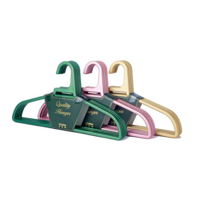 Вешалка пластиковая для одежды 5 шт 24*45 см микс BZ-6143 Baizheng