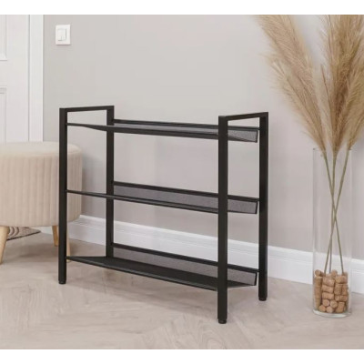 Подставка металлическая для обуви 3-х ярусная 67*27*61 см черный Торонто 23 ЗМИ Подставка металлическая для обуви 3-х ярусная 67*27*61 см черный Торонто 23 ЗМИ