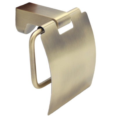 Бумагодержатель B82702 бронза с крышкой