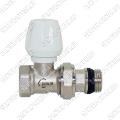 Клапан для радиатора 3/4 ГШ регулирующий прямой Aqualink