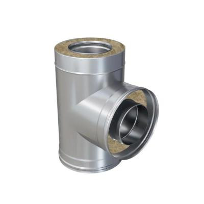 Тройник-сэндвич 90° (430/0,5мм + оц.) Ф150/210 FERRUM