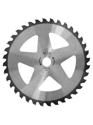 Нож для бензокосы 255*25,4*1,3мм Silver star 36 зубьев Чеглок