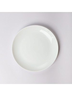 Тарелка стеклокерамическая десертная 19 см PO-195E White-Elegance Parsopal