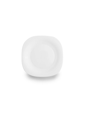 Тарелка стеклокерамическая десертная 19 см PO-210 White-Square Parsopal Тарелка стеклокерамическая десертная 19 см PO-210 White-Square Parsopal