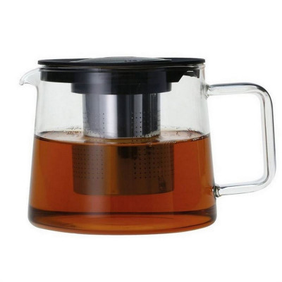 Чайник стеклянный заварочный 600 мл пласт крышка прямоуголь ручка фильтр сталь Skandi Mallony Чайник стеклянный заварочный 600 мл пласт крышка прямоуголь ручка фильтр сталь Skandi Mallony