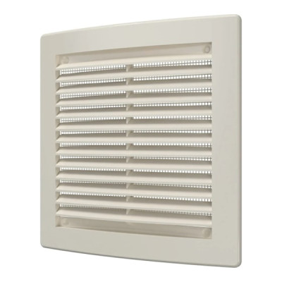 Решетка пластик 150*150 сетка неразъемная слоновая кость Ivory ERA