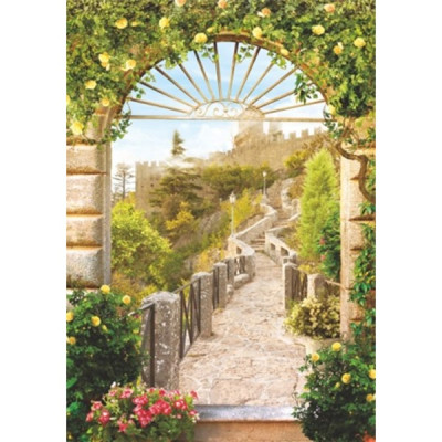 Фотообои бумажные Весна в Греции 4 листа  140*200