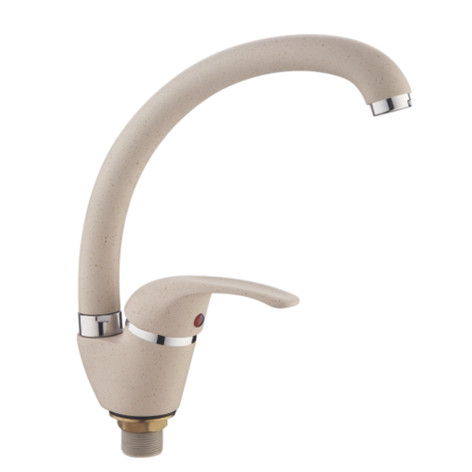 Смеситель для кухни однорычажный Accoona A84043E Бежевый