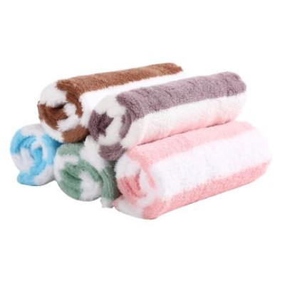 Салфетка микрофибра для уборки 5 шт 30*30 см полосатый микс BZ02-0004 Baizheng Салфетка микрофибра для уборки 5 шт 30*30 см полосатый микс BZ02-0004 Baizheng